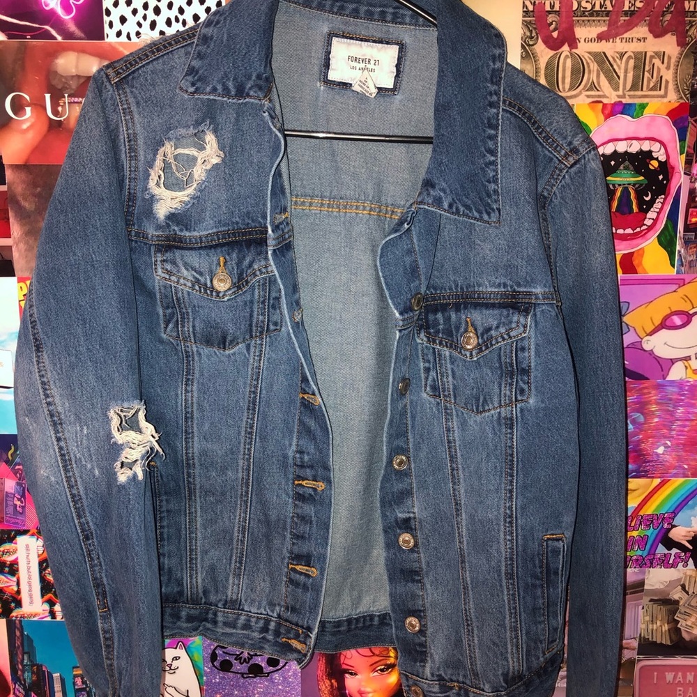 Blue denim jacket